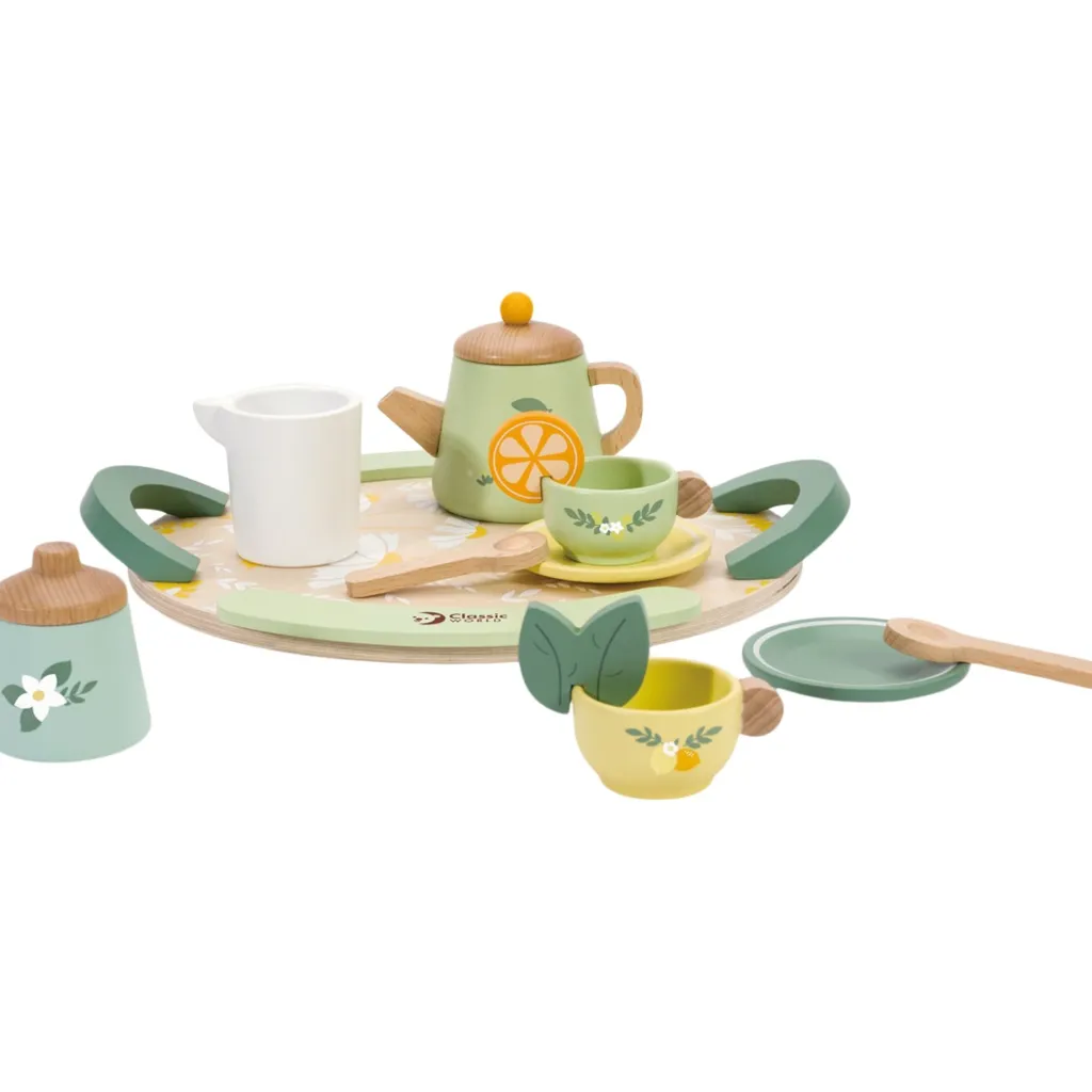 Vintage Afternoon Tea Set Grön>Classic World Discount