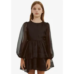 Wednesday Organza Klänning Black>Bardot Junior Discount