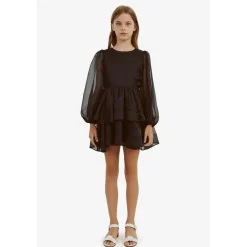 Wednesday Organza Klänning Black>Bardot Junior Discount