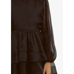 Wednesday Organza Klänning Black><noscript><img width=