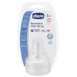 Well-Being Napp 2m+ Silikon 2 Pack>Chicco New