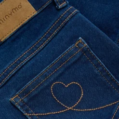 Wide Loost Fit Jeans Denim><noscript><img width=