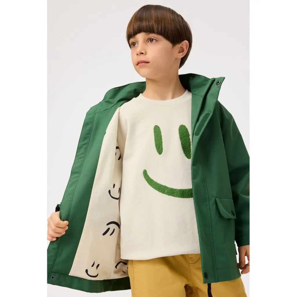 Windy Rain Jacket Rubber Tree>Molo Discount