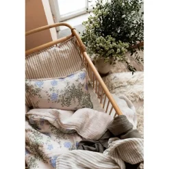 100x130 / 35x55 cm Muslin Blommigt Junior Påslakanset Plumbago><noscript><img width=