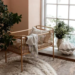 100x130 / 35x55 cm Muslin Blommigt Junior Påslakanset Plumbago><noscript><img width=